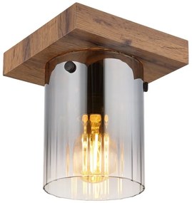 Spot aplicat MDF si sticla fumurie UNDERWOOD