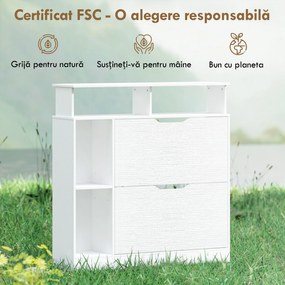 HOMCOM dulap pantofar | Aosom Romania