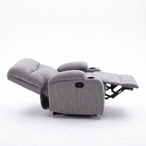 Fotoliu relaxant reglabil AVENBERG EMINENCE, gri