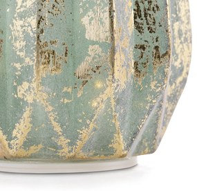 Sfesnic decorativ din sticla Culoare verde, LED CORDOBA