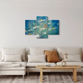 Tablou - Fluture pe margaretă (90x60 cm)