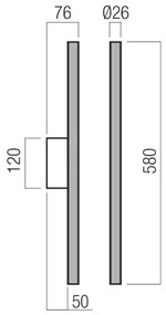 Redo 01-4059 - Aplică de perete LED reglabilă NIKOS, 10W, 230V, CRI 90, negru