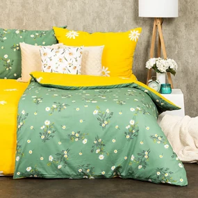 Lenjerie de pat 4Home Meadow din bumbac, 140 x 200 cm, 70 x 90 cm