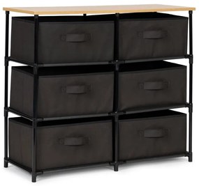 Raft modern, organizator cu 6 sertare