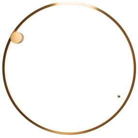 Lustra LED aplicata design circular Queen 80cm
