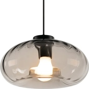 Osram - Pendul pe cablu DECOR SMOKE, 1xE27/12W/230V, Ø 28 cm, negru/gri fumuriu