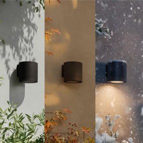 Philips - Aplică de perete pentru exterior FYLX 1xGU10/5W/230V neagră IP44