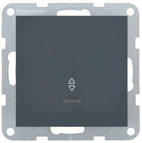 Intrerupator cap scara cu led 10A, IP20, Night, Panasonic Karre Plus 55 Soft Touch