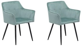 Set 2 buc. scaune pentru sufragerie Jardim (mentă). 1009927