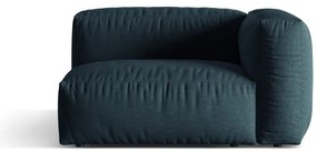 Modul pentru canapea modulară albastru închis (cu colț pe partea dreaptă) Martina – Micadoni Home