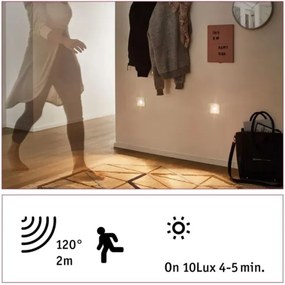 Corp de iluminat cu senzor pentru scări Paulmann 92923 LED/1,1W WAND 230V 2700K