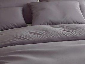 Lenjerie de pat din bumbac DENYX BLEND gri fermoar Dimensiune lenjerie de pat: 2 buc 70 x 90 cm | 200 x 220 cm