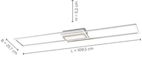 Plafonieră LED dimabilă ASMIN LED/42W/230V Leuchten Direkt 14711-55 + telecomandă