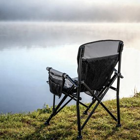 Leziter Premium fotoliu încălzit cu suport pentru pahare gri