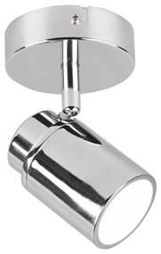 Spot argintiu lucios din metal 10x9 cm Angelo – Trio