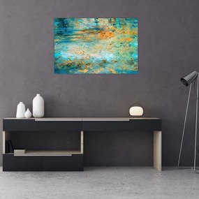 Tablou - Abstract albastru (90x60 cm)