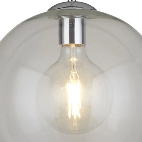 Lustra / Pendul design modern 30cm Balls crom / clar 1632CL SRT