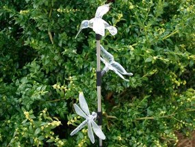 Set de iluminat LED colorat solar, 6 buc