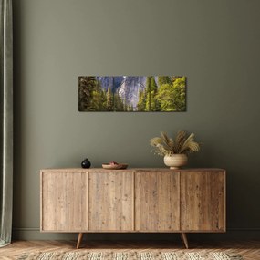 Tablou - Sub Piatra Yosemite (cu ceas) (90x30 cm)