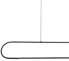 Lustră LED pe cablu FRAME LED/42W/230V negru