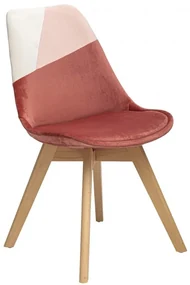 Scaun Atmosphera Baya, plus, rose, picioare lemn masiv, 81 x 55 x H 48 cm, 5.3 kg