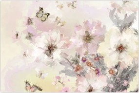 Tablou - Flori,pictură (90x60 cm)