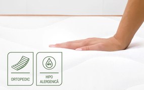 Saltea Ortopedica Orange Line 80x190 cm, H 18 cm - Hipoalergenica, anatomica