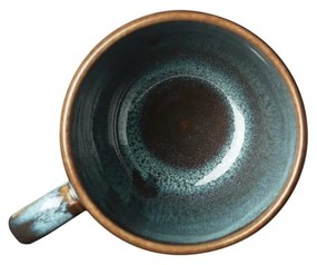 Cană din gresie ceramică Villeroy &amp; Boch Like Lave, 400 ml, turcoaz - maro