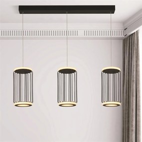 Lustra cu 3 pendule LED design modern Circolo