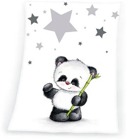Pătură de copiii  Fynn Star Panda, 75 x 100 cm
