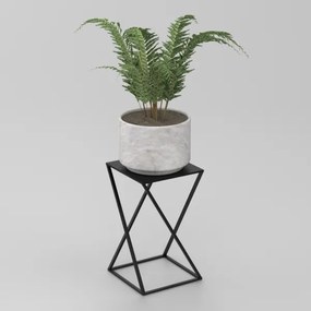 Suport de flori 40x24 cm negru