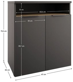 Dulap ADAPO 04, antracit