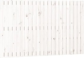 vidaXL Tăblie de pat pentru perete, alb, 140x3x90 cm, lemn masiv pin