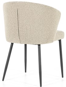 Scaun tapitat Santos taupe