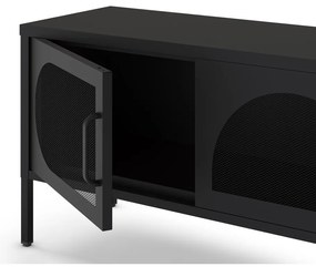Comodă TV neagră 180x50 cm Tayra – Marckeric