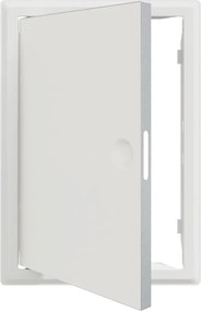 vidaXL Panou de Acces Alb 63 x 33 x 3 cm Oțel