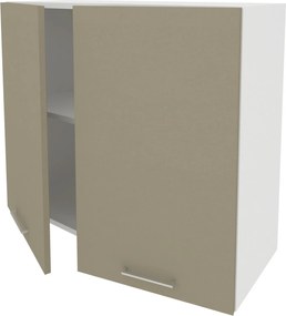 Corp Superior Lecce, 2 Usi, Taupe/Alb, 80 x 30 x 65 cm