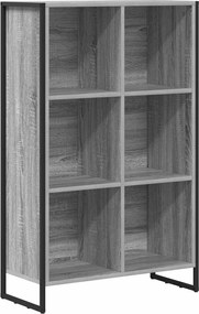 vidaXL Dulap pentru cărți Gri Sonoma 99.5 x 30 x 108.5 cm