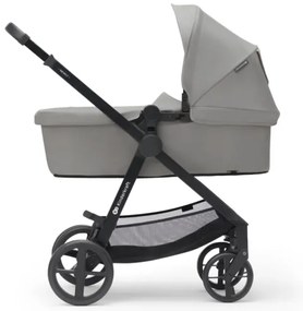 Cărucior de copii combinat 3 în 1 KINDERKRAFT NEWLY Moonlight grey + scaun auto MINK PRO
