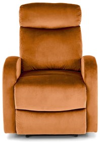 Fotoliu recliner Wonder velvet cinnamon H98 cm