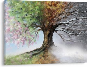 Tablou - Arborele celor patru anotimpuri (70x50 cm)