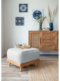 Taburet Miuform Dazzling Daisy, gri deschis