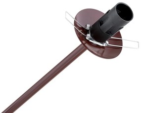 Lustra reglabila design modern ABSOS 4L maro