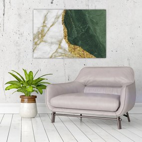 Tablou - Marmură verde N⁰3 (90x60 cm)