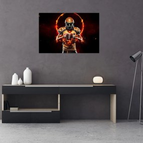 Tablou - Jucător de fotbal american (90x60 cm)