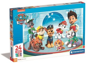 Patrula Cățelușilor Mission Control Puzzle maxi Clementoni 24 piese