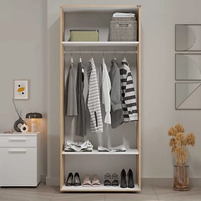 Dulap Haine Adore Trendline cu 2 usi si umeras, 80 x 187 x 47 cm