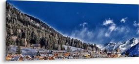 Tablou - Orășel de munte (120x50 cm)