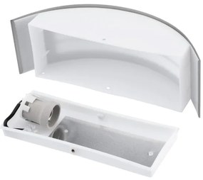 Aplică de exterior 1xE27/14W/230V IP44 crom mat