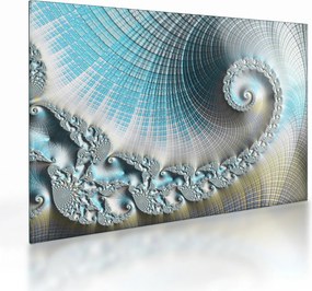 Tablou pe sticlă - Spirale texturate (70x50 cm)